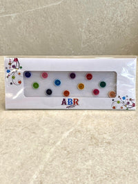 Multicolour Round Shape Bindi Pack - SOKORA JEWELSMulticolour Round Shape Bindi Pack