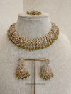 Mumtaz Golden Necklace Set - SOKORA JEWELSMumtaz Golden Necklace Set