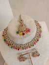 Mumtaz Golden Necklace Set - SOKORA JEWELSMumtaz Golden Necklace Set