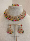 Mumtaz Golden Necklace Set - SOKORA JEWELSMumtaz Golden Necklace Set