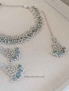 Nabeela Silver Necklace Sets - SOKORA JEWELSNabeela Silver Necklace Sets