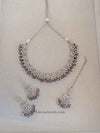 Nabeela Silver Necklace Sets - SOKORA JEWELSNabeela Silver Necklace Sets