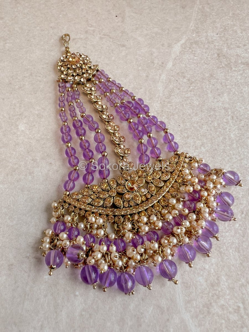 Nadia Jhumar - Purple - SOKORA JEWELSNadia Jhumar - Purple