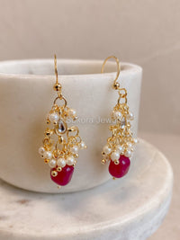 Naila Mini Pearly Drop Earrings - SOKORA JEWELSNaila Mini Pearly Drop Earringsstuds and tops