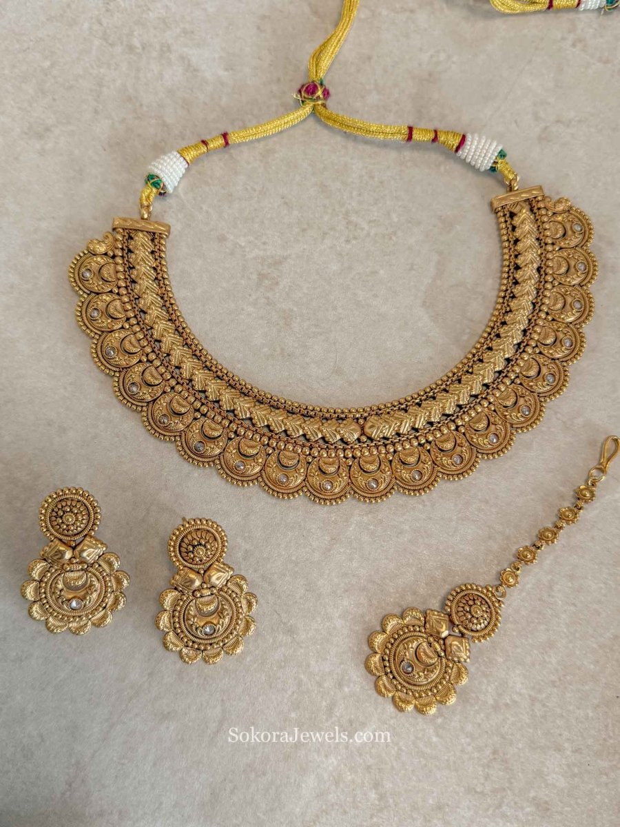 Najia Temple Gold Set - SOKORA JEWELSNajia Temple Gold Set