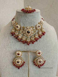 Narinder Faux Kundan Choker Sets - SOKORA JEWELSNarinder Faux Kundan Choker Sets