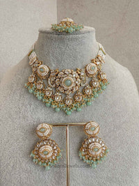 Narinder Faux Kundan Choker Sets - SOKORA JEWELSNarinder Faux Kundan Choker Sets