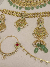 Navneet Kundan Bridal set - SOKORA JEWELSNavneet Kundan Bridal set