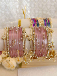New! Glass Kashmiri Bangle set - SOKORA JEWELSNew! Glass Kashmiri Bangle setBANGLES