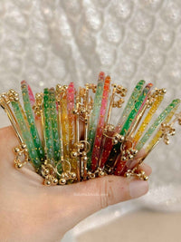 New! Gold & Multicolour Glass Kashmiri Bangle set - SOKORA JEWELSNew! Gold & Multicolour Glass Kashmiri Bangle setBANGLES