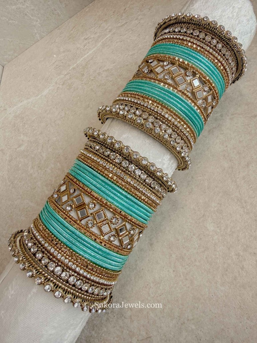 NEW Pernia Bangles Set - 4 Colour Options - SOKORA JEWELSNEW Pernia Bangles Set - 4 Colour OptionsBANGLES