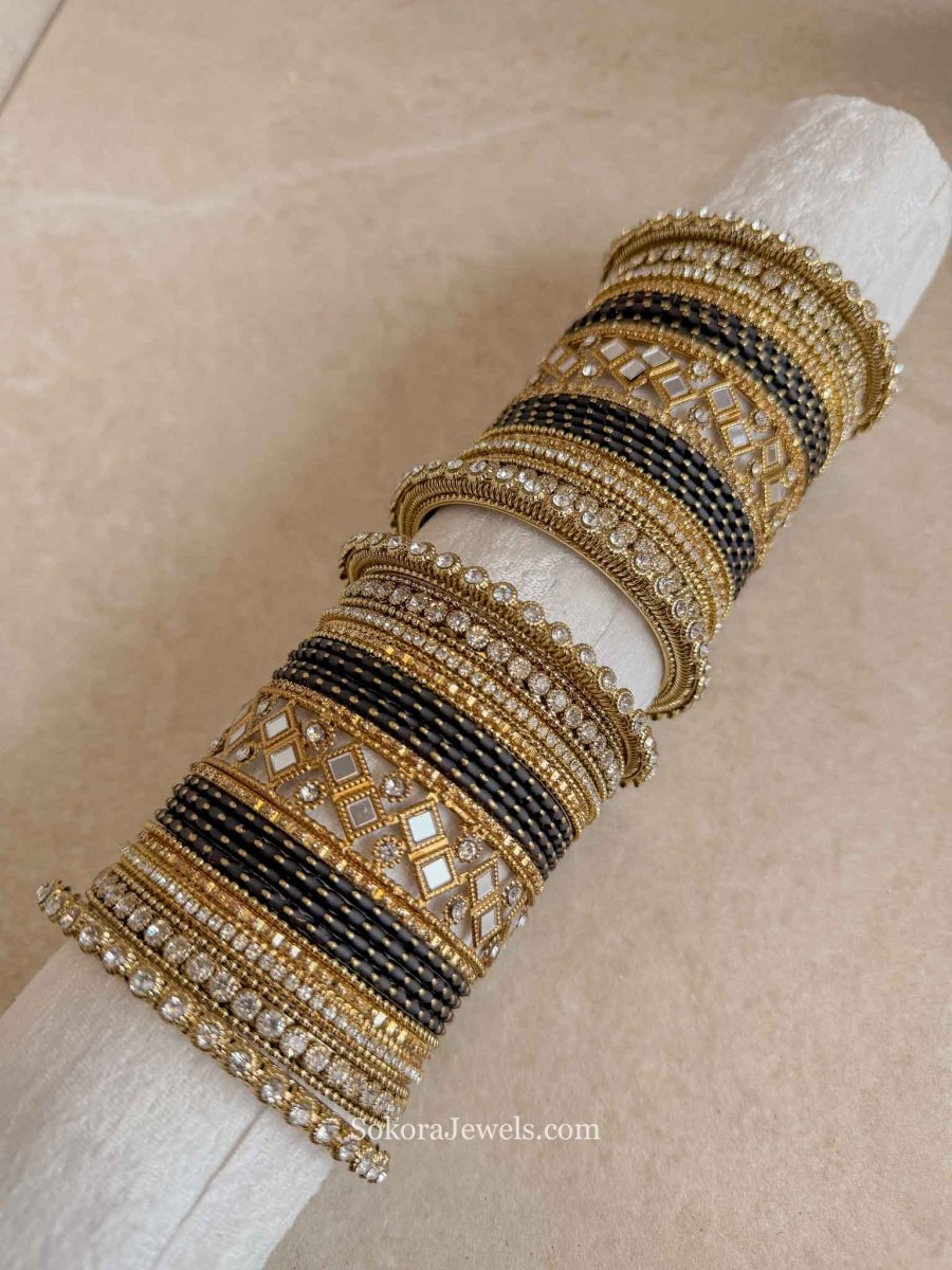 NEW Pernia Bangles Set - 4 Colour Options - SOKORA JEWELSNEW Pernia Bangles Set - 4 Colour OptionsBANGLES