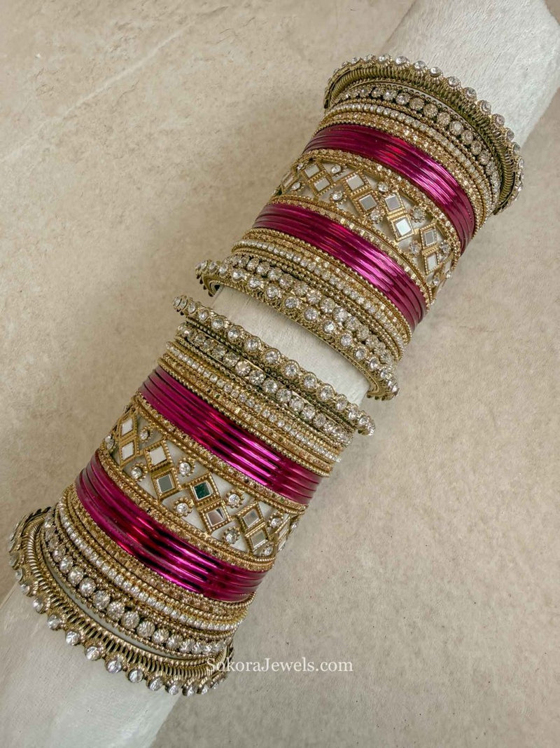 NEW Pernia Bangles Set - 4 Colour Options - SOKORA JEWELSNEW Pernia Bangles Set - 4 Colour OptionsBANGLES