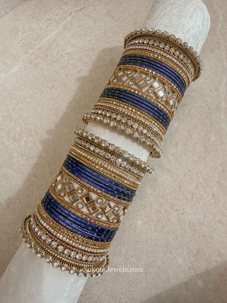 NEW Pernia Bangles Set - 4 Colour Options - SOKORA JEWELSNEW Pernia Bangles Set - 4 Colour OptionsBANGLES