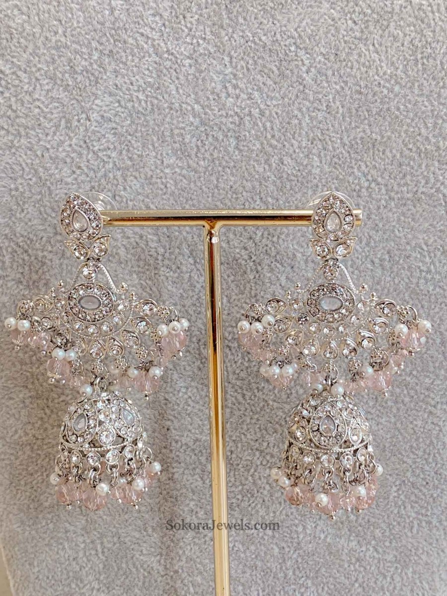 New Silver Necklace Set - 7 Colour Options - SOKORA JEWELSNew Silver Necklace Set - 7 Colour Optionsnecklace sets