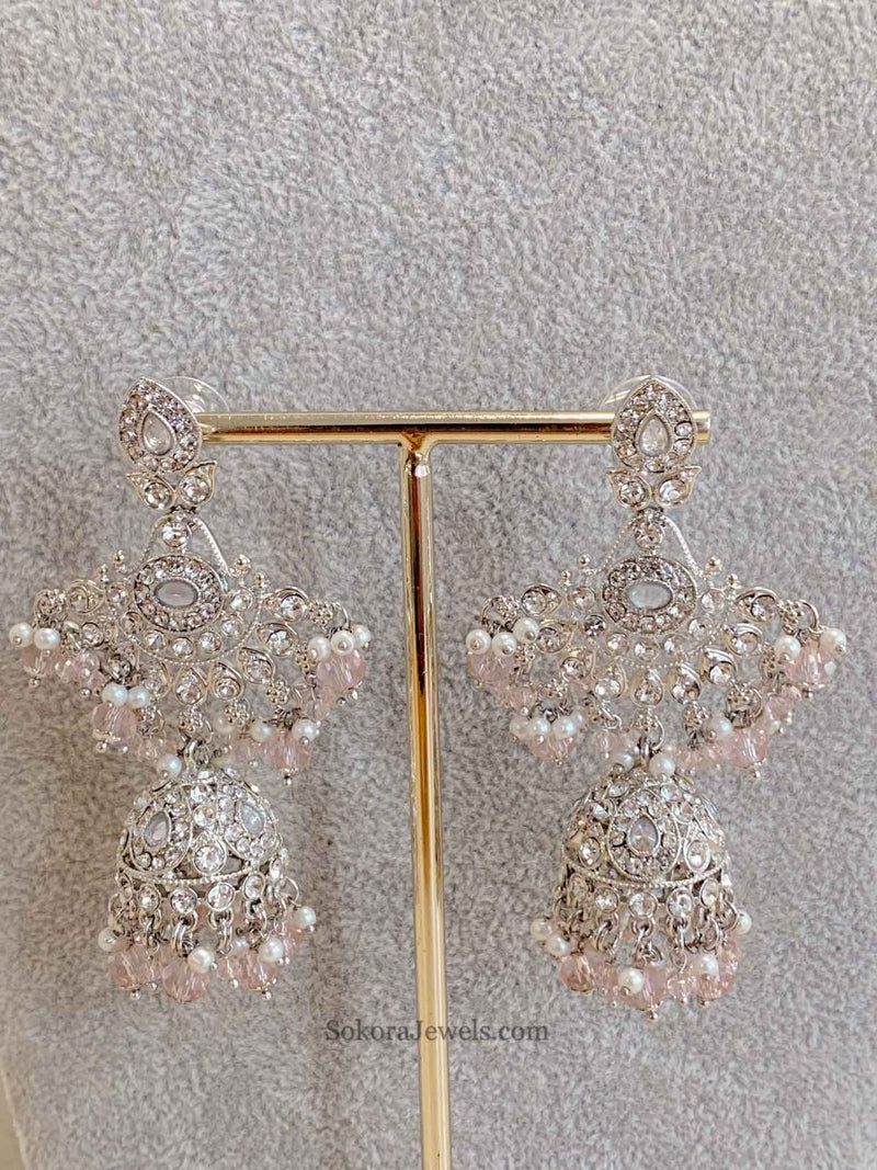 New Silver Necklace Set - 7 Colour Options - SOKORA JEWELSNew Silver Necklace Set - 7 Colour Optionsnecklace sets