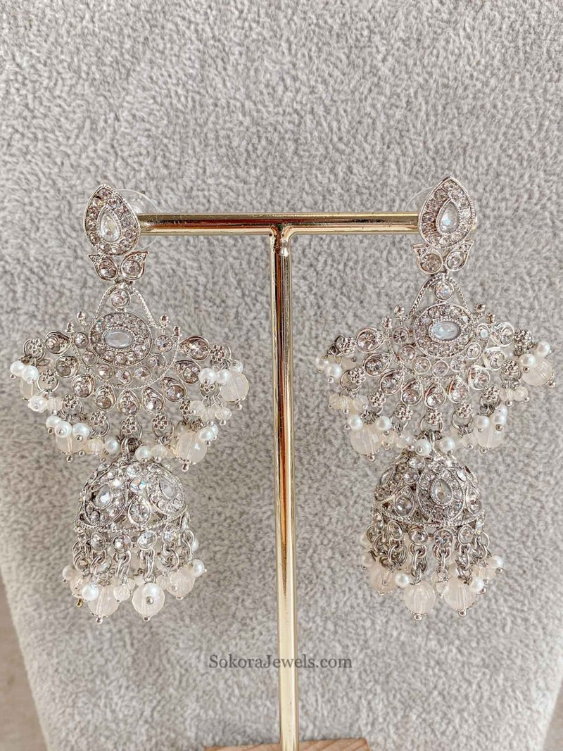 New Silver Necklace Set - 7 Colour Options - SOKORA JEWELSNew Silver Necklace Set - 7 Colour Optionsnecklace sets