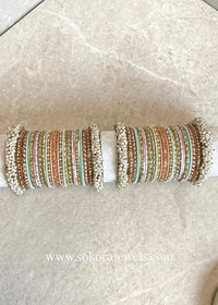 NEW! Thanjina Soft Pastels Bangle stack - SOKORA JEWELSNEW! Thanjina Soft Pastels Bangle stackBANGLES