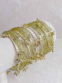New! Viral Kashmiri Glass Bangle Set with Ghungroo - SOKORA JEWELSNew! Viral Kashmiri Glass Bangle Set with GhungrooBANGLES