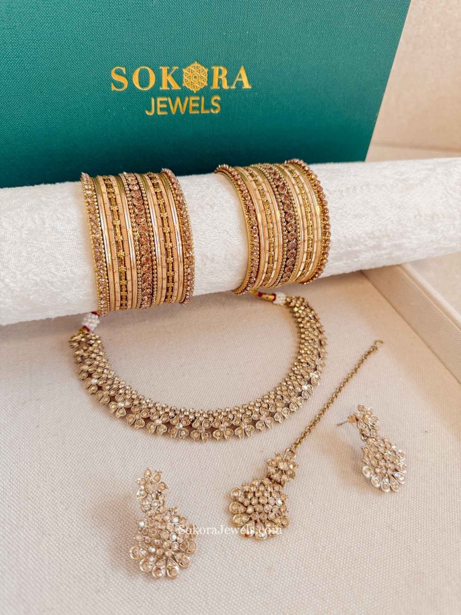 Nishma Box Set - Golden - SOKORA JEWELSNishma Box Set - Golden