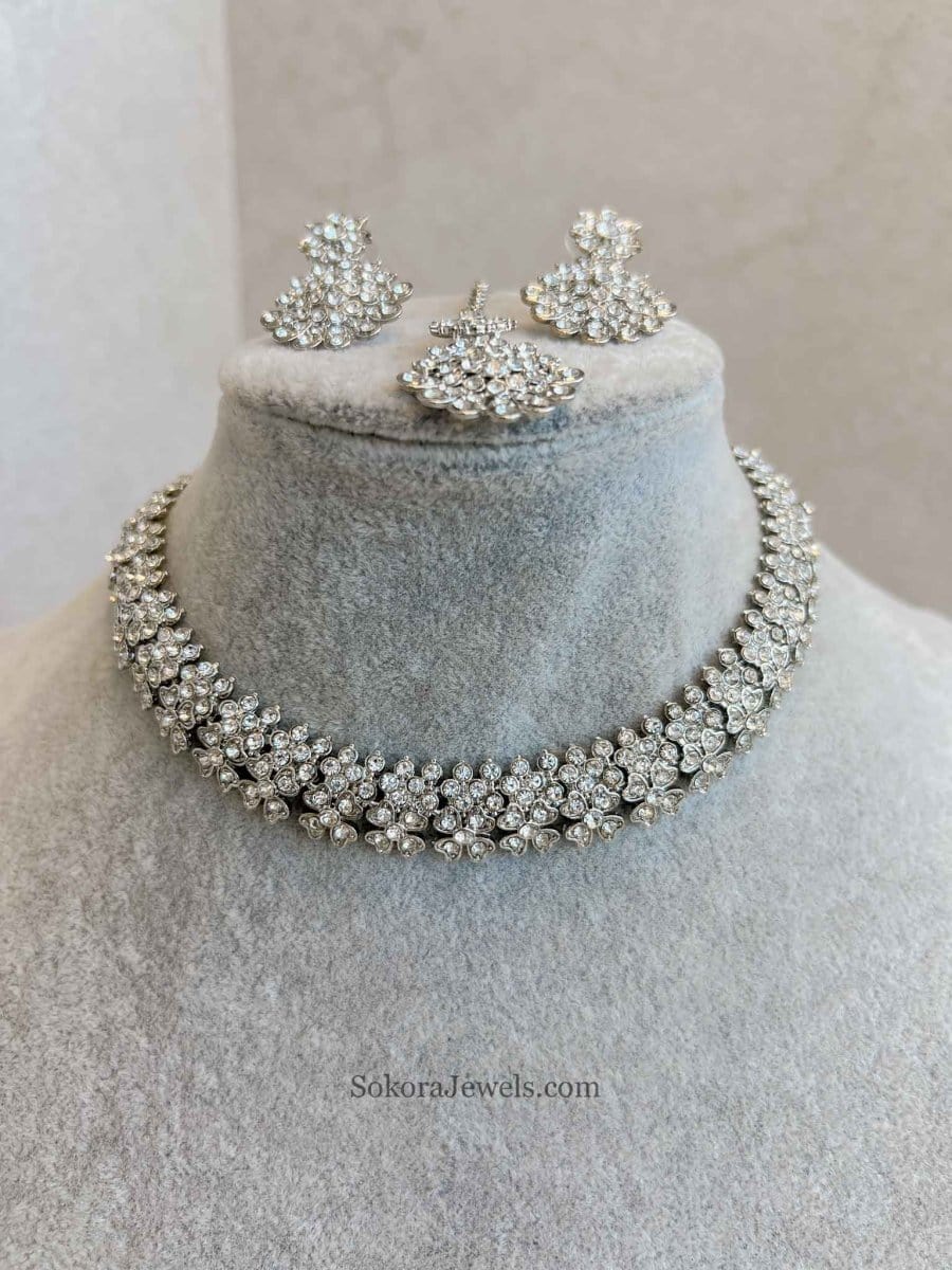 Nishma Necklace sets - 3 Colours - SOKORA JEWELSNishma Necklace sets - 3 ColoursNECKLACE SETS