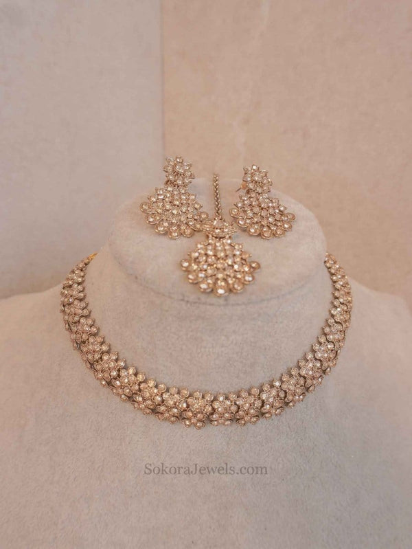 Nishma Necklace sets - 3 Colours - SOKORA JEWELSNishma Necklace sets - 3 ColoursNECKLACE SETS