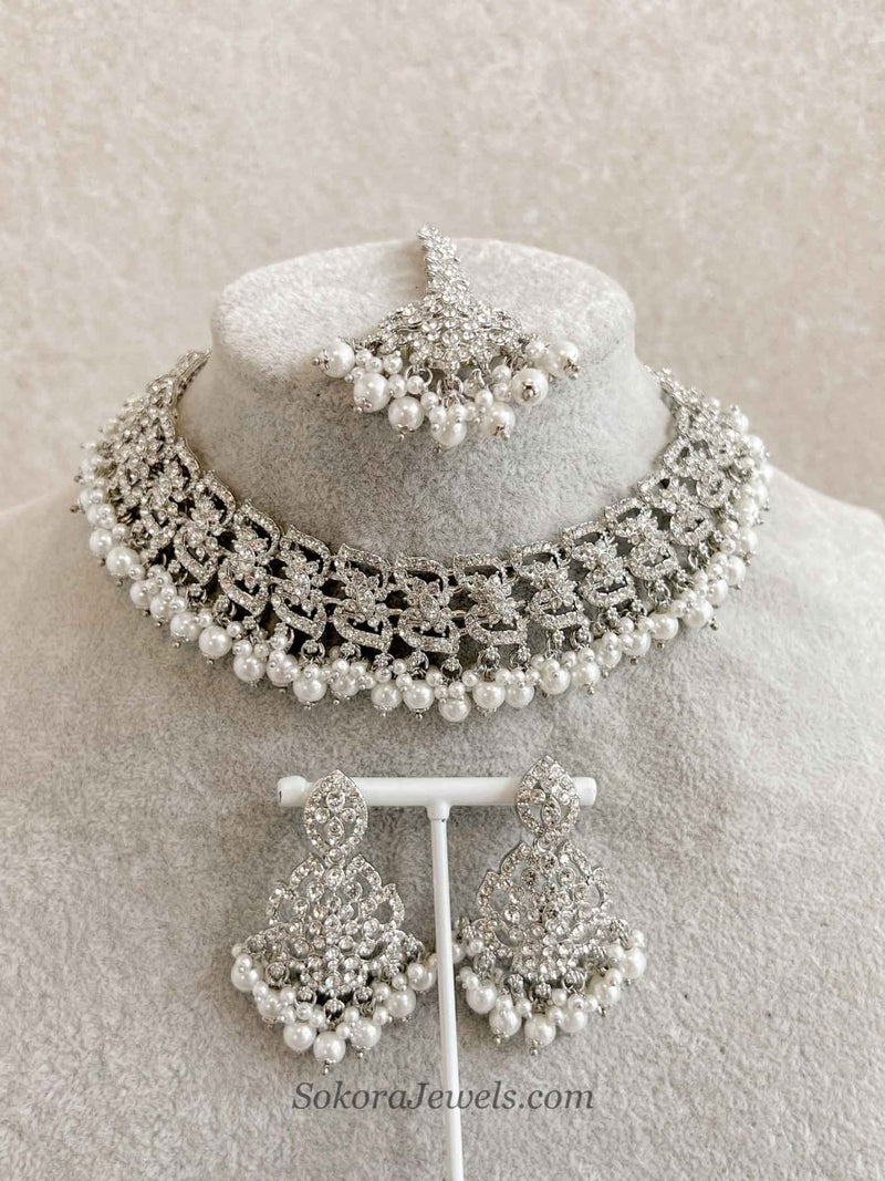 Nomia Silver Necklace sets - SOKORA JEWELSNomia Silver Necklace sets
