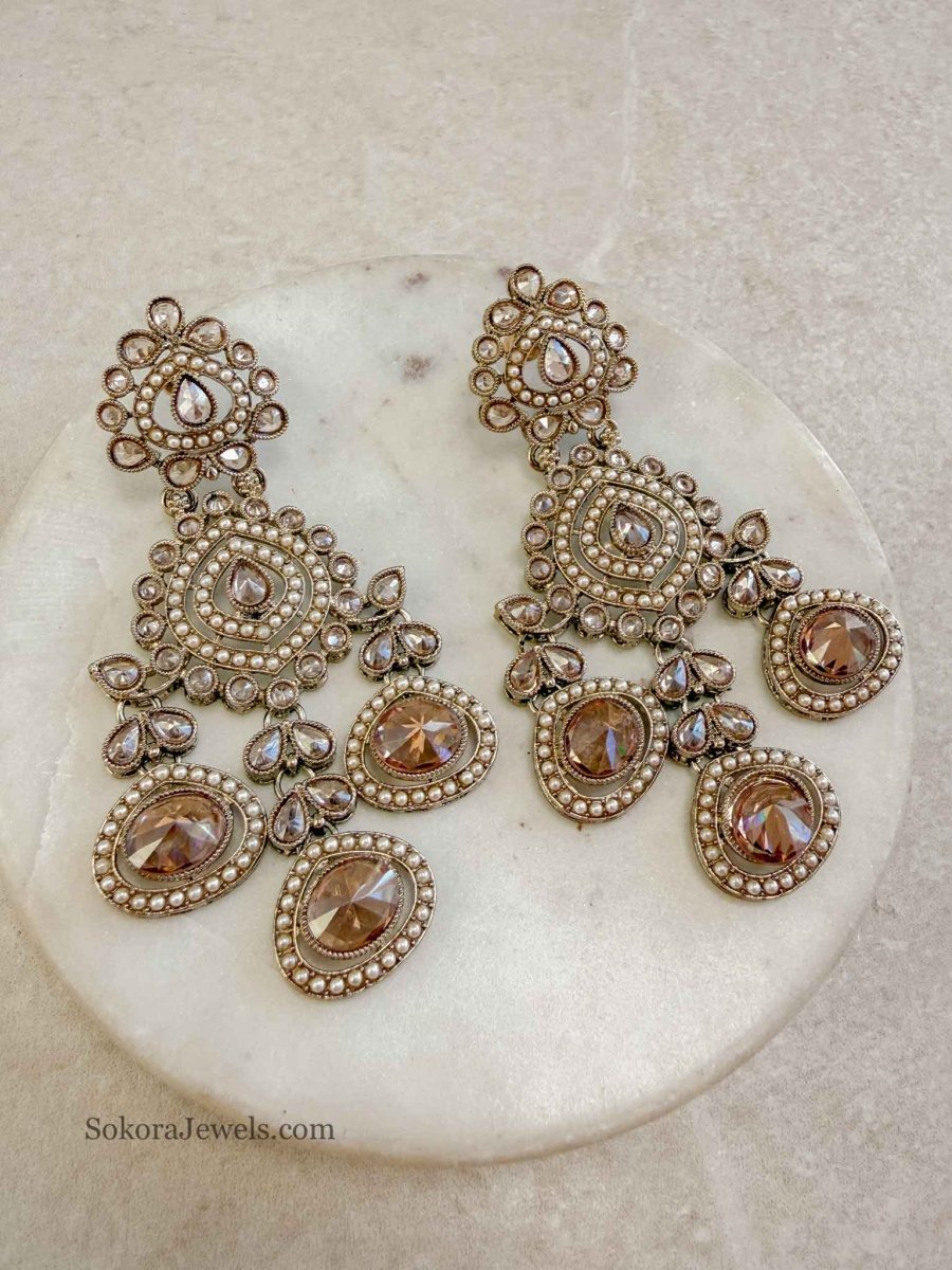 Nurshat Earrings - 3 Colours - SOKORA JEWELSNurshat Earrings - 3 Colours
