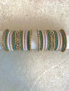 Olive and Pale Pink Bangle Stack - (Slightly Imperfect) (2.6 ONLY) - SOKORA JEWELSOlive and Pale Pink Bangle Stack - (Slightly Imperfect) (2.6 ONLY)BANGLES