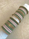 Olive and Pale Pink Bangle Stack - (Slightly Imperfect) (2.6 ONLY) - SOKORA JEWELSOlive and Pale Pink Bangle Stack - (Slightly Imperfect) (2.6 ONLY)BANGLES