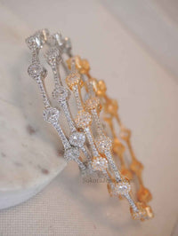 Pair of Diamante bangles - SOKORA JEWELSPair of Diamante banglesBANGLES