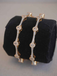 Pair of Diamante bangles - SOKORA JEWELSPair of Diamante banglesBANGLES