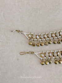 Pair of Golden Ghungroo Anklets – Bridal Payal - SOKORA JEWELSPair of Golden Ghungroo Anklets – Bridal Payal