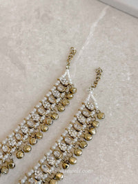 Pair of Golden Ghungroo Anklets – Bridal Payal - SOKORA JEWELSPair of Golden Ghungroo Anklets – Bridal Payal
