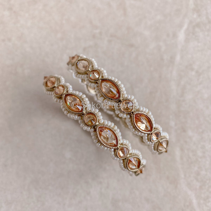 Pair of Inaya Crystal Bangles - SOKORA JEWELSPair of Inaya Crystal BanglesBANGLES