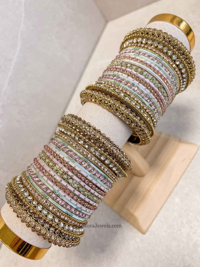 Pale Pastels Bangle Set - SOKORA JEWELSPale Pastels Bangle SetBANGLES