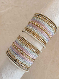 Pastel Posy Bangle Set - SOKORA JEWELSPastel Posy Bangle SetBANGLES
