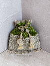 Pearl and Mirror detail Potli Bag - 6 Colour Options - SOKORA JEWELSPearl and Mirror detail Potli Bag - 6 Colour Options