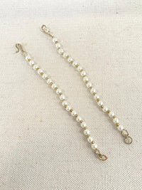 Pearl Beaded Earring Chains - SOKORA JEWELSPearl Beaded Earring ChainsEARRINGS