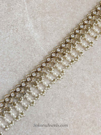 Pearl Beaded Waist Chain - SOKORA JEWELSPearl Beaded Waist Chain