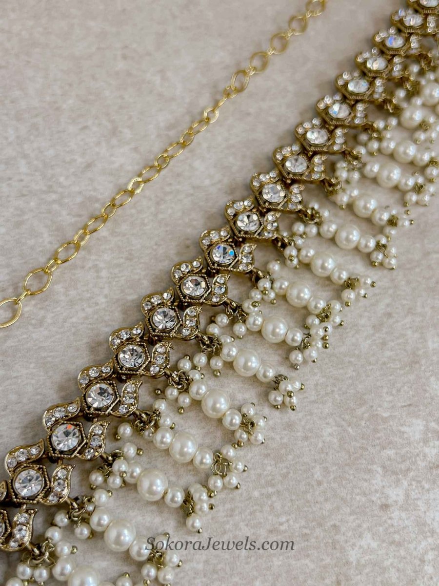 Pearl Beaded Waist Chain - SOKORA JEWELSPearl Beaded Waist Chain