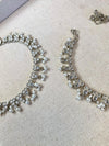 Pearl & Crystal Anklets - Silver - SOKORA JEWELSPearl & Crystal Anklets - Silver