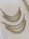 Pearl & Crystal Earring chains (Sahara) - SOKORA JEWELSPearl & Crystal Earring chains (Sahara)EARRINGS
