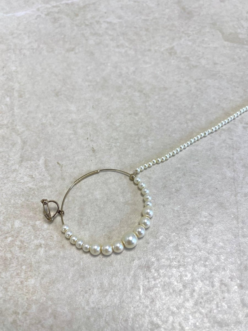 Pearl Detail Nose Ring - (Clip on Type) - SOKORA JEWELSPearl Detail Nose Ring - (Clip on Type)