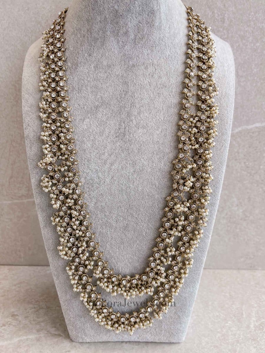 Pearl Long Haar Necklace - SOKORA JEWELSPearl Long Haar Necklace