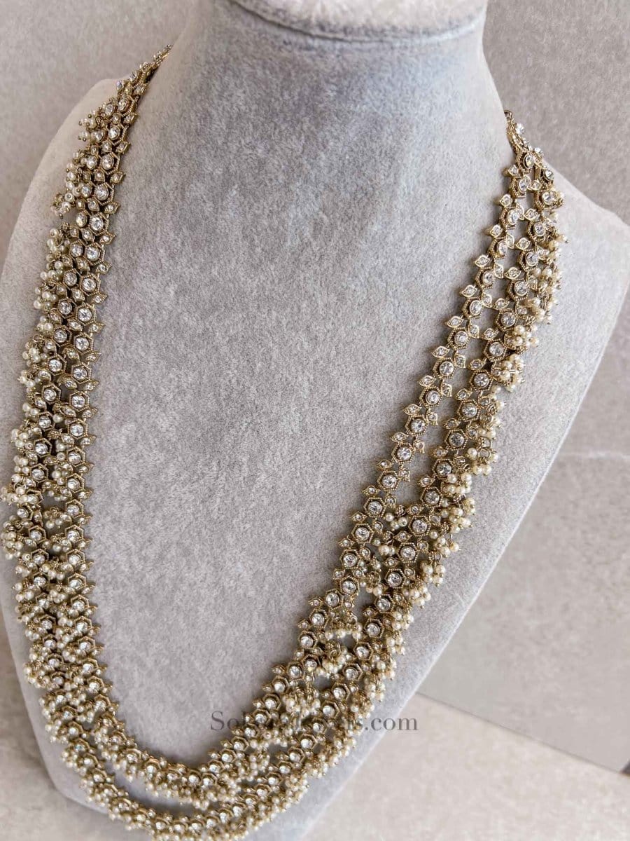 Pearl Long Haar Necklace - SOKORA JEWELSPearl Long Haar Necklace