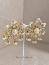 Pearl & Pale Gemstone Statement Set - SOKORA JEWELSPearl & Pale Gemstone Statement Set