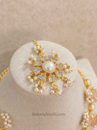 Pearl & Pale Gemstone Statement Set - SOKORA JEWELSPearl & Pale Gemstone Statement Set