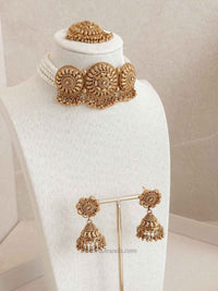 Pearly Mandala Choker set - SOKORA JEWELSPearly Mandala Choker setNECKLACE SETS