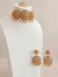 Pearly Mandala Choker set - SOKORA JEWELSPearly Mandala Choker setNECKLACE SETS